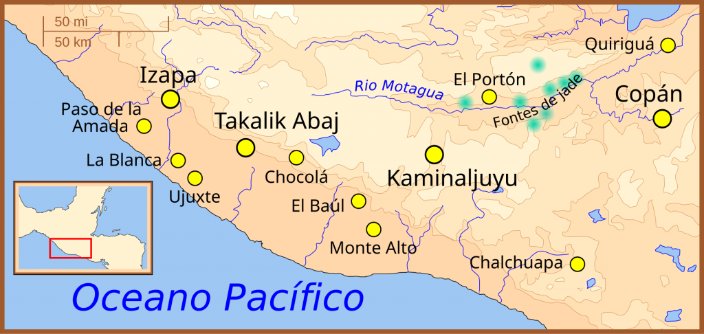 Río Motagua (Übersichtskarte