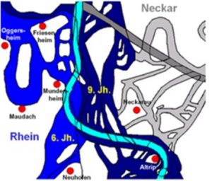 Historische Neckarläufe